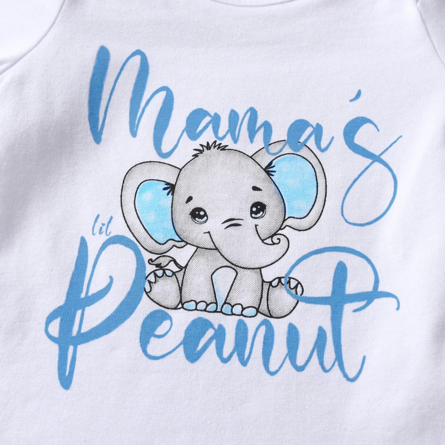 Elephant Print Baby Boy Set