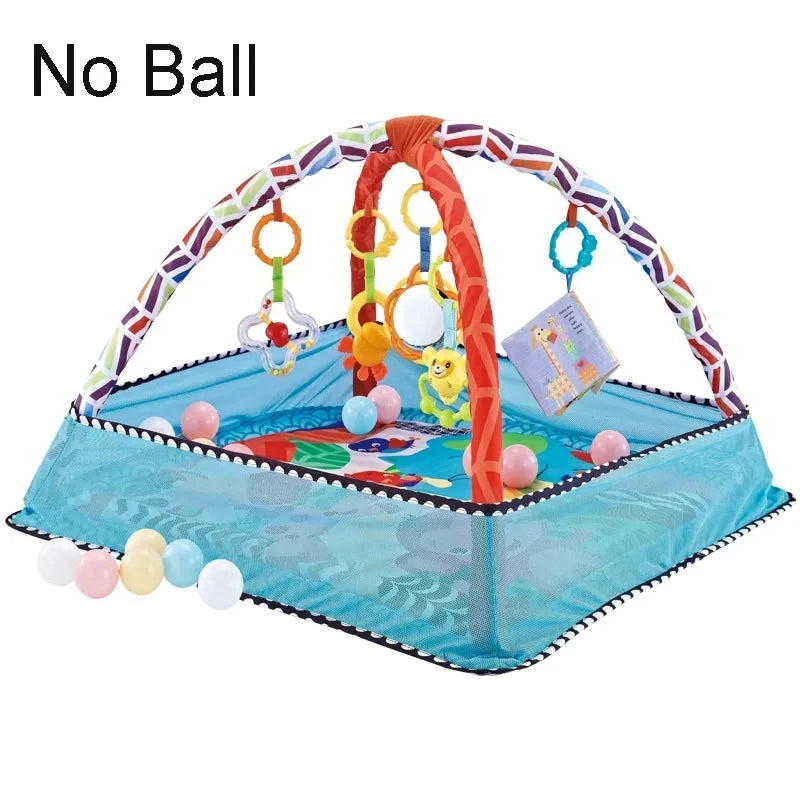 Baby Multifunctional Fitness Frame Kids Early Education Toys Mat Crawling Blanket Baby Early Activity Fitness Fence Dollhouse