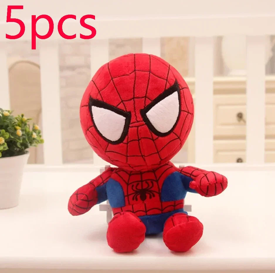 1~10pcs Anime Avengers Spiderman Plush Toys Into the Spider-Verse Gwen Peter Parker Noir Dolls Soft Stuffed Toy For Kids Gift