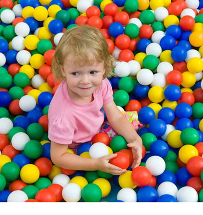 Eco-Friendly Colorful Ball Soft Plastic Pool Ball Funny Baby Kid Swim Pit Toy Thicken Balls Play House Outdoors Tents Kids Toys