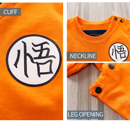 0-18 Baby Jumpsuit Anime Style Handsome Role-Playing Cotton Comfortable And Soft Summer Round Neck Short Sleeved Newborn Clothes