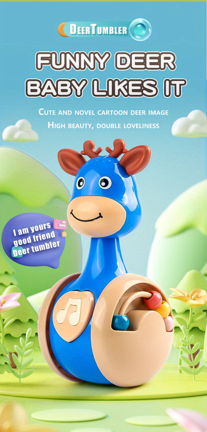 Roly Poly Baby Toys 6 to 12 Months, Tumbler Wobbler Toys for Infant Boy Girl - Perfect for Learning to Climb &amp; Early Education!