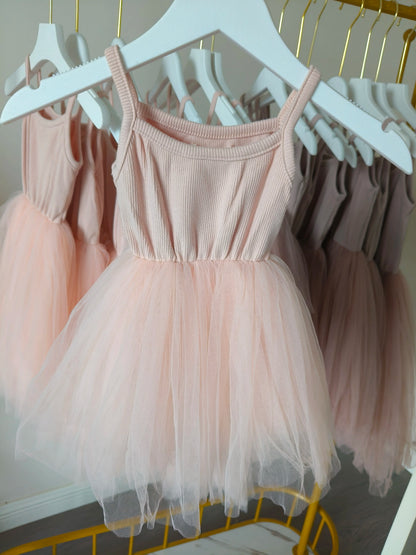0-8Y Baby Girls Tutu Dress Toddler Kids Party Dresses Princess Dress For All Seasons