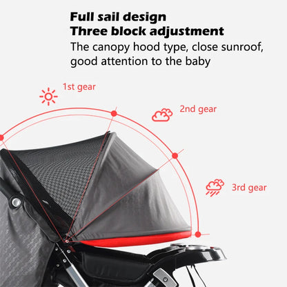 Lightweight Twin Baby Stroller