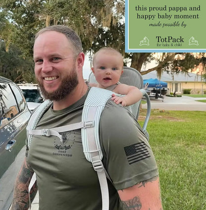 Lightweight Baby Carrier with Kickstand