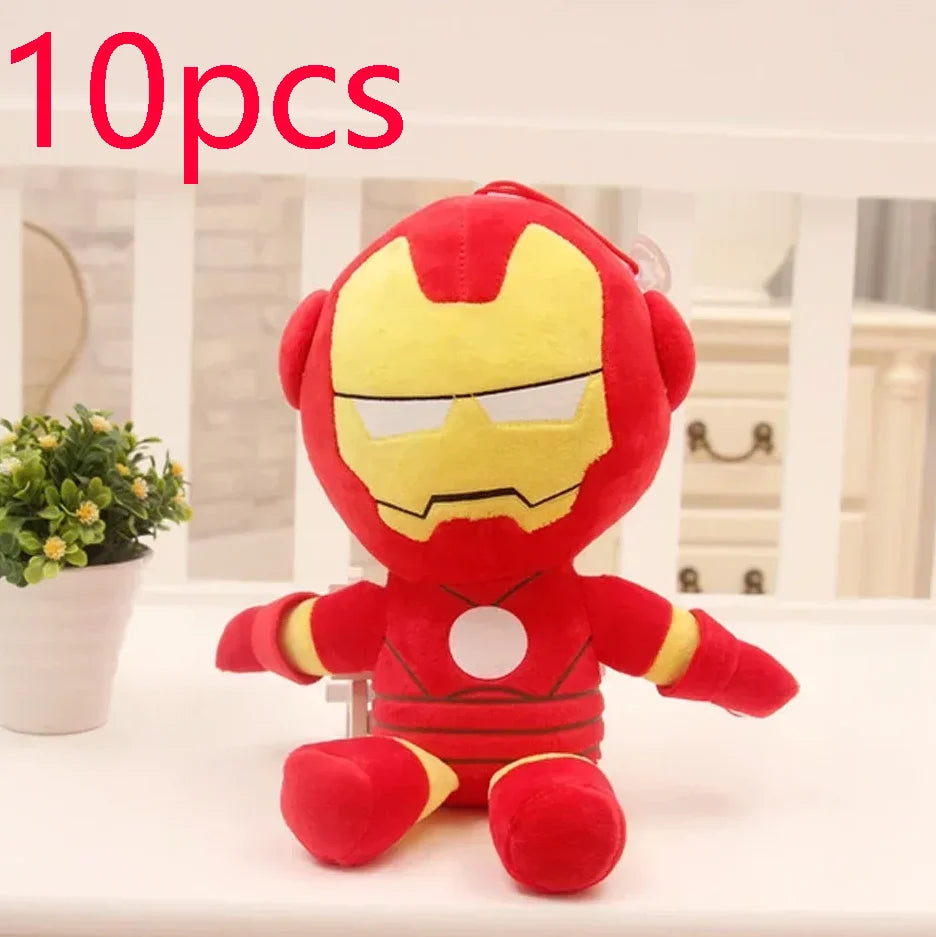 1~10pcs Anime Avengers Spiderman Plush Toys Into the Spider-Verse Gwen Peter Parker Noir Dolls Soft Stuffed Toy For Kids Gift