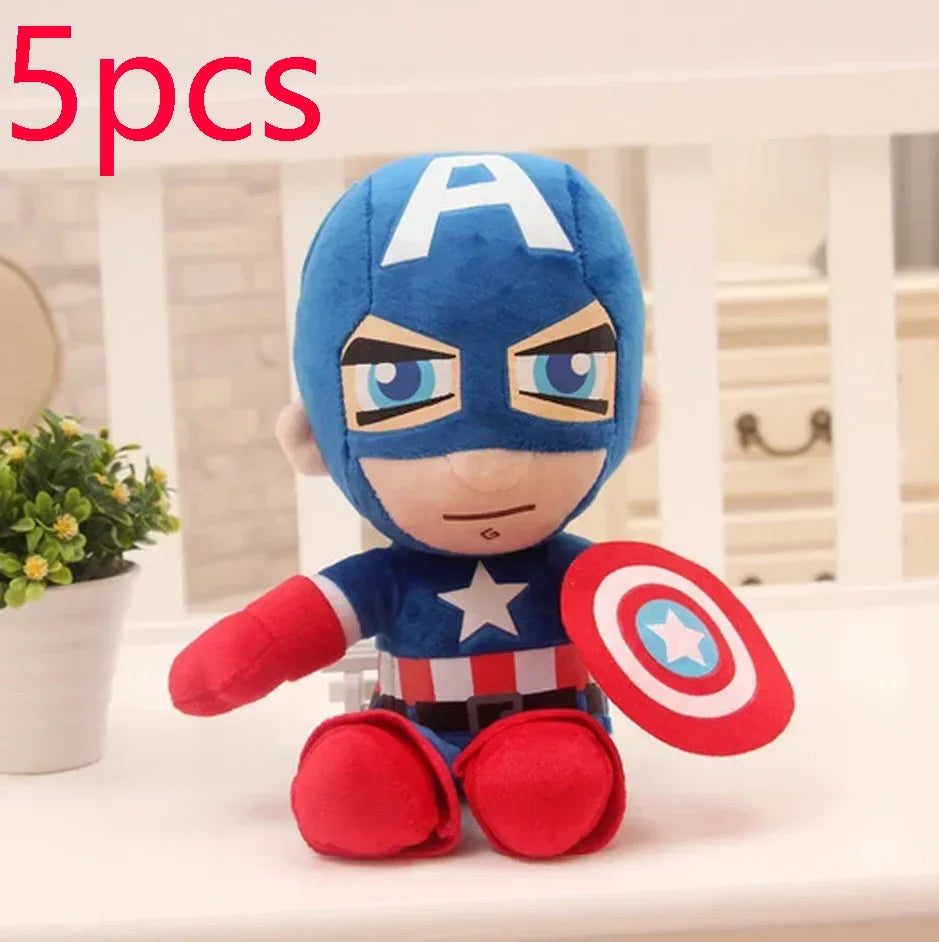 1~10pcs Anime Avengers Spiderman Plush Toys Into the Spider-Verse Gwen Peter Parker Noir Dolls Soft Stuffed Toy For Kids Gift