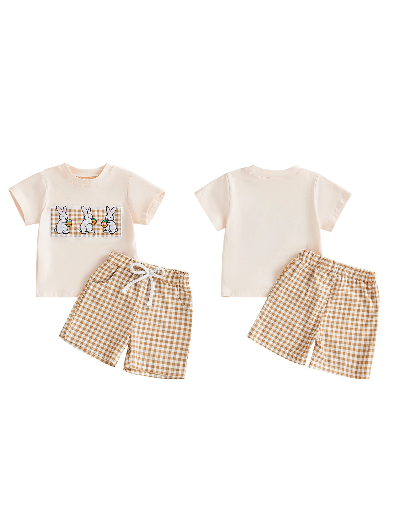 Toddler Bunny Shirt &amp; Shorts Set