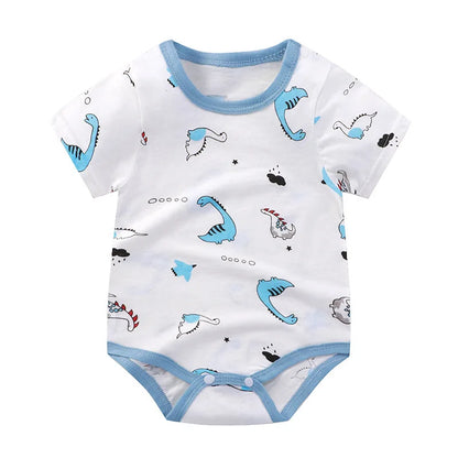 Summer Romper Baby Girls Clothes Cotton Short Sleeved Jumpsuit Newborn Baby Boy Clothes Bodysuit For Newborns