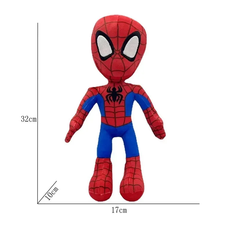 1~10pcs Anime Avengers Spiderman Plush Toys Into the Spider-Verse Gwen Peter Parker Noir Dolls Soft Stuffed Toy For Kids Gift